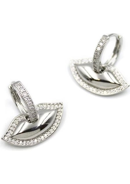 Dudak Küpe - Gümüş