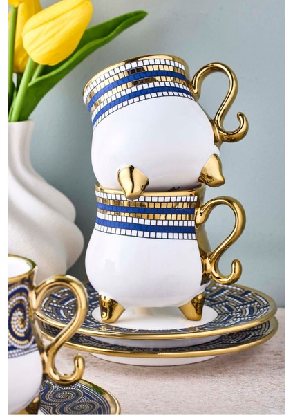 Ottoman 6 Kişilik Porselen Kahve Fincanı Takımı fiyatları