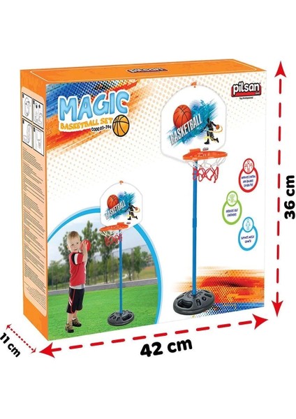03 394 Pilsan Magic Basketbol Seti Ayaklı fırsatları