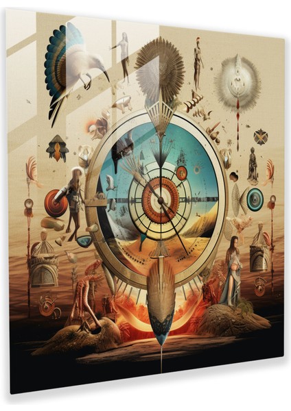 Evrensel Ruh Cam Tablo - Ruhani Cam Sanat Cam Tablo Ruhani