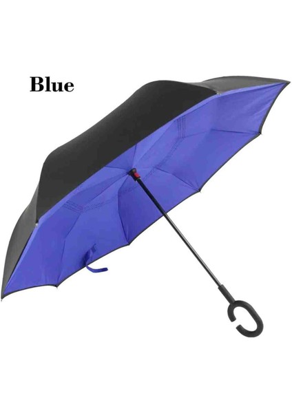 Mavi Ters C Kollu Şemsiye