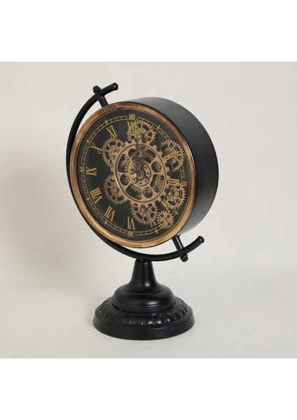 Vitale Metal Dünya Duvar Saati 29*18*43 cm AK.JI0040
