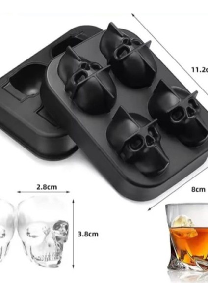 Kuru Kafa Şeklinde Silikon Buz Kalıbı Kokteyl Sunum Buz Kalıbı fiyatları