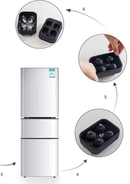 Kuru Kafa Şeklinde Silikon Buz Kalıbı Kokteyl Sunum Buz Kalıbı fırsatları