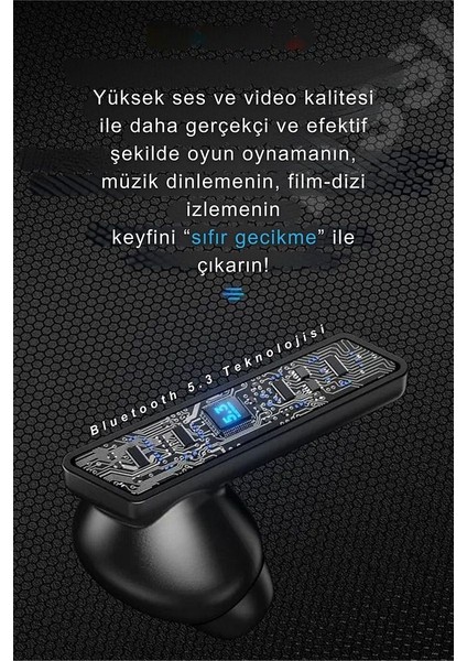 Dx-05 Gaming Oyuncu Kulaklığı 360° Ses/anc Ios ve Android Tüm Telefonlara Uyumlu Bluetooth Kulaklık modelleri