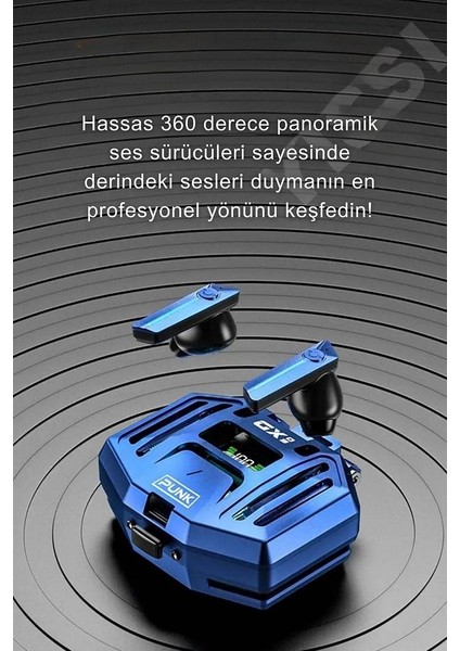 Dx-05 Gaming Oyuncu Kulaklığı 360° Ses/anc Ios ve Android Tüm Telefonlara Uyumlu Bluetooth Kulaklık fırsatları