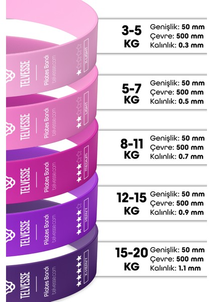 6lı Set Body Trimmer + Pilates Lastiği Seti Mekik Kürek Çekme Spor Kondisyon Egzersiz Aleti Mor indirimleri