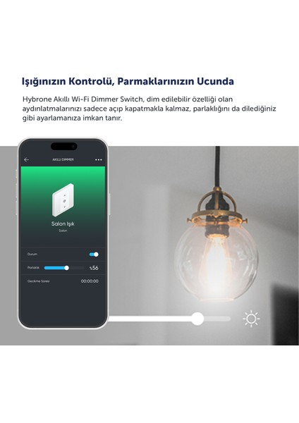Akıllı Wi-Fi Dimmer Mini Anahtar modelleri