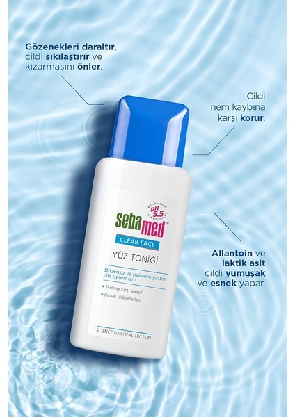 Sebamed Clear Face Akne Karşıtı Yüz Temizleyici Tonik 150 ml modelleri