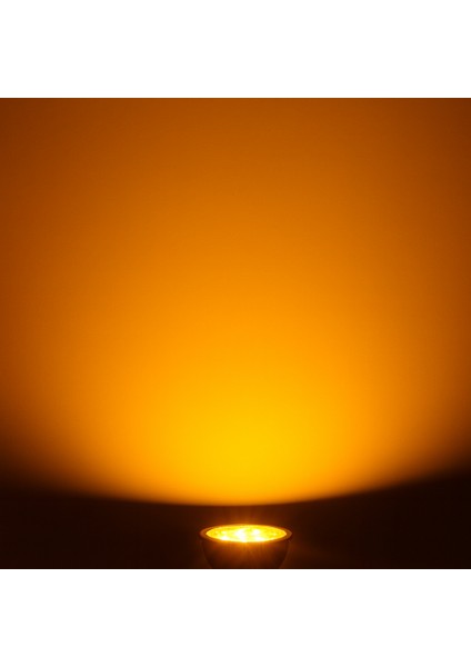 -121/B.AA 10’lu 7W GU10 LED Çanak Ampul Seti Amber Renk Mercekli 540LM Yüksek Verimli Aydınlatma modelleri