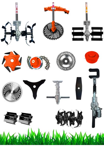 Eısenn New Sitil Özel Set Sırt Tırpan + Çapalama Seti + Zeytin Toplama 12 Parça Full Set indirimleri