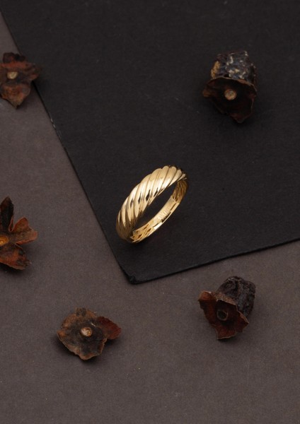 Burgulu 14 Ayar Altın Yüzük modelleri