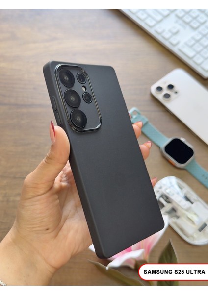 Samsung Galaxy S25 Ultra Uyumlu Süper Ince Mat Ultra Thin Silikon Kılıf