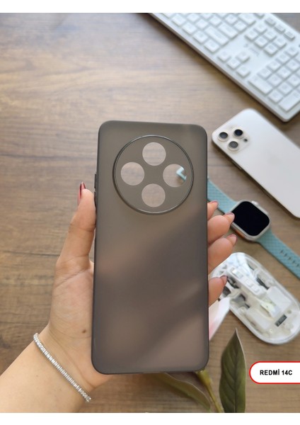 Redmi 14C Uyumlu Süper Ince Mat Ultra Thin Silikon Kılıf fırsatları