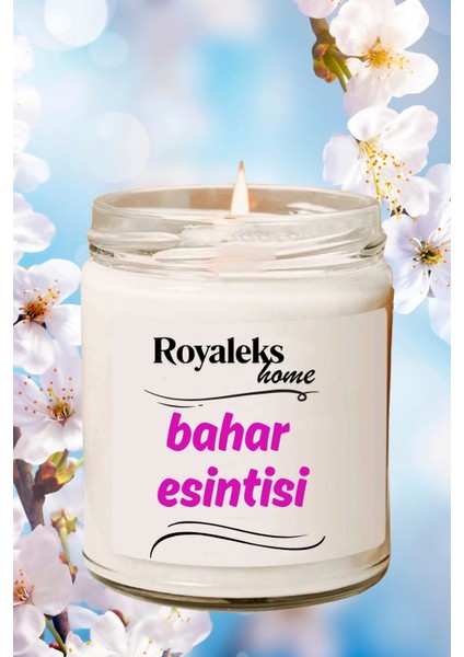 4 Adet Doğal Özel Seri Kokulu Dekoratif Kavanoz Mum 4X210 cc - Fresh Set - Ryl modelleri