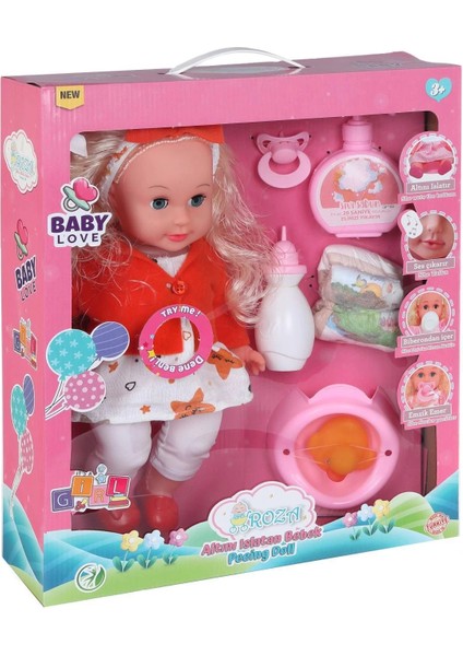 Altını Islatan Konuşan Acıkan Sarışın Bebek Gerçekçi Fonksiyonlu Interaktif Sesli Tepki fiyatları