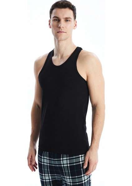 Lc Waıkıkı Siyah U Yaka Penye Erkek Atlet 2'li fiyatları