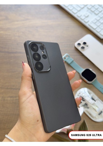 Samsung Galaxy S25 Ultra Uyumlu Süper Ince Mat Ultra Thin Silikon Kılıf