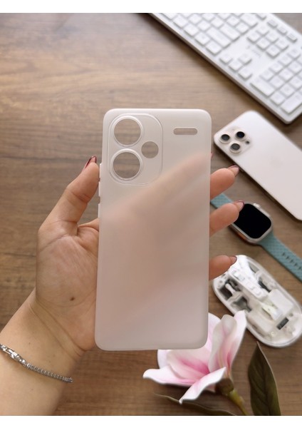 Redmi Note 13 Pro Plus Uyumlu Süper Ince Mat Ultra Thin Silikon Kılıf fırsatları
