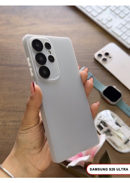 Samsung Galaxy S25 Ultra Uyumlu Süper Ince Mat Ultra Thin Silikon Kılıf