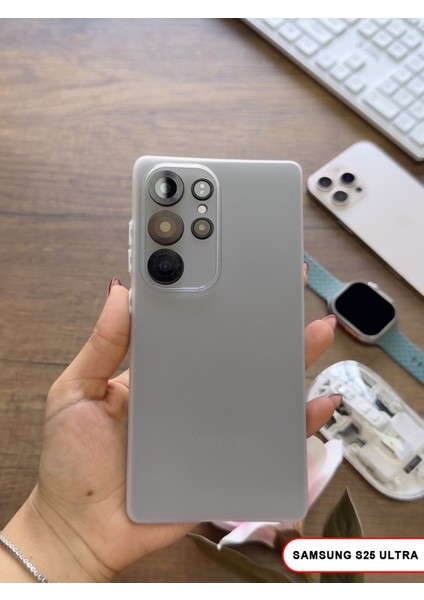 Samsung Galaxy S25 Ultra Uyumlu Süper Ince Mat Ultra Thin Silikon Kılıf fırsatları