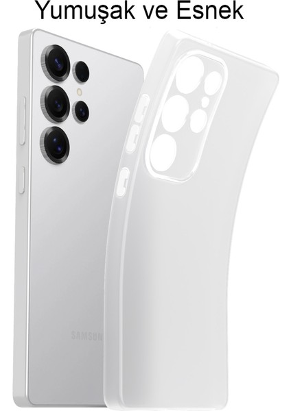 Samsung Galaxy S25 Ultra Uyumlu Süper Ince Mat Ultra Thin Silikon Kılıf