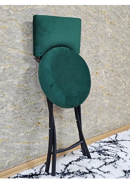 Siyah Boyalı Katlanır Tabure - Kamp Sandalyesi - Sandalye - Mutfak Taburesi - Tabure Yeşil Renk 36 x 80 Boyut/ebat fırsatları