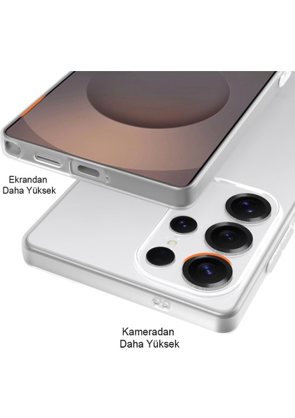 Samsung Galaxy S25 Ultra Uyumlu Süper Ince Mat Ultra Thin Silikon Kılıf