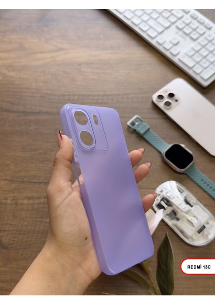 Redmi 13C Uyumlu Süper Ince Mat Ultra Thin Silikon Kılıf