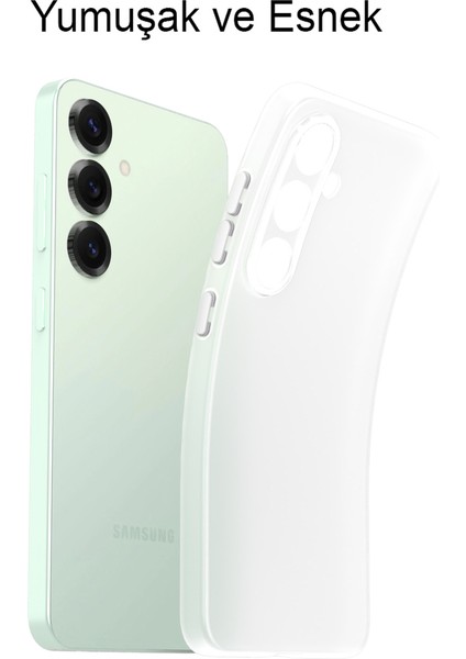 Samsung Galaxy A15 Uyumlu Süper Ince Mat Ultra Thin Silikon Kılıf