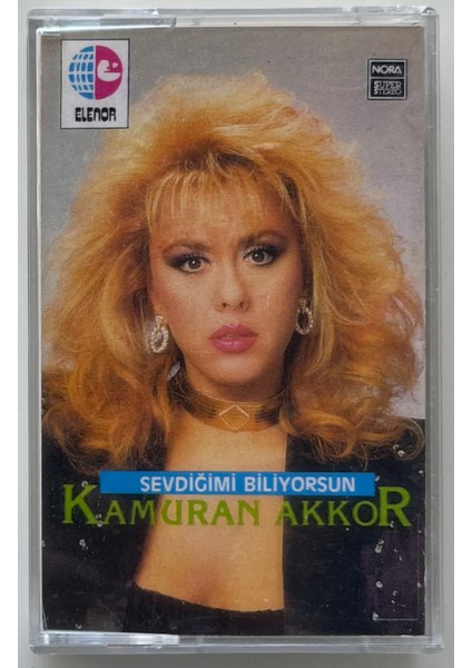 Kamuran Akkor Sevdiğimi Biliyorsun Kaset (Orjnal 1986 Dönem Kağıt Baskı Kaset)