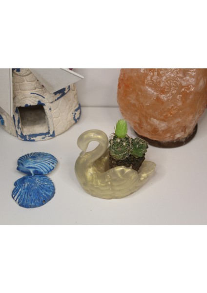 El Yapımı Epoksi Reçine Şık Tasarım Saksı/dekoratif Objeler (Çiçeksiz) - Kadın Emeği fırsatları