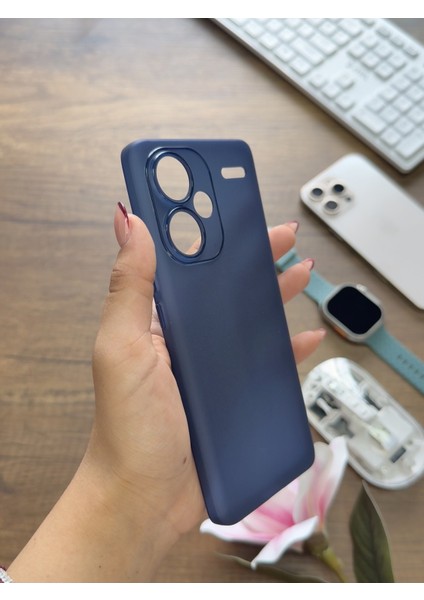 Redmi Note 13 Pro Plus Uyumlu Süper Ince Mat Ultra Thin Silikon Kılıf
