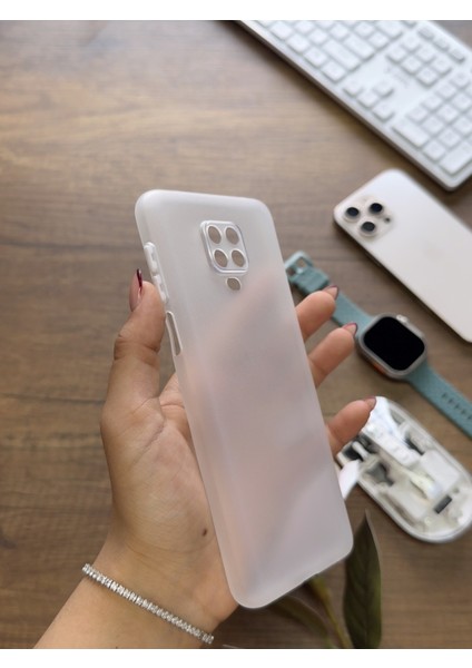 Redmi Note 9 Uyumlu Süper Ince Mat Ultra Thin Silikon Kılıf