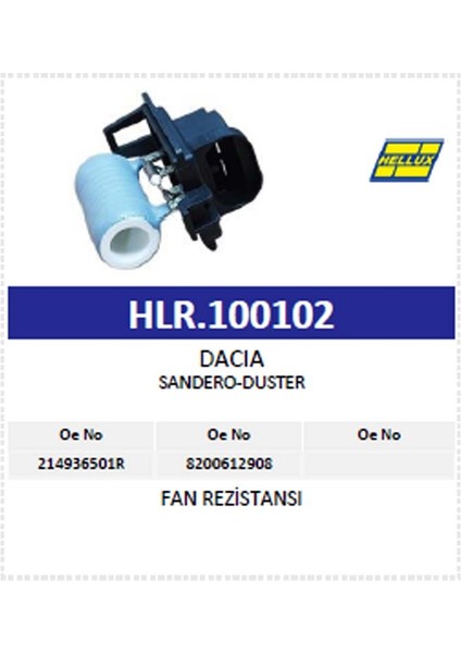Fan Rezistansı Renault Fluence - Megane Iı Dacıa S modelleri