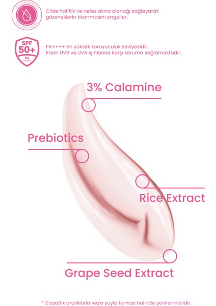 Pembe Yüz Güneş Kremi 50ML - Su Bazlı Spf 50 Ultra Koruyucu Ton Eşitleyici Vegan (Hassas Ciltler) fiyatları