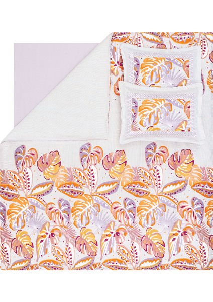 Sonia Battal Boy Pamuk Saten Nevresim Takımı - Lila modelleri