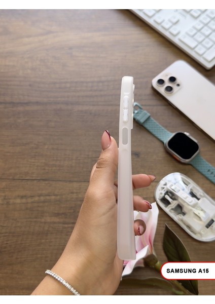 Samsung Galaxy A15 Uyumlu Süper Ince Mat Ultra Thin Silikon Kılıf modelleri