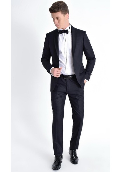 052 Slim Fit Lacivert Black Takım Elbise fırsatları