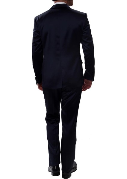 027 Slim Fit Lacivert Black Takım Elbise modelleri