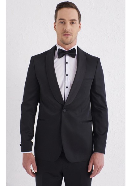 056 Slim Fit Siyah Black Takım Elbise fırsatları