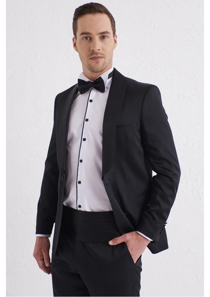 056 Slim Fit Siyah Black Takım Elbise indirimleri
