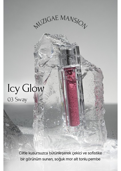 Uzun Süre Parlak Görünüm Sunan Lip Gloss Muzıgae Mansıon Icy Glow (03 Sway) fiyatları