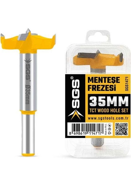 Ahşap Menteşe Frezesi 35 mm SGS1471