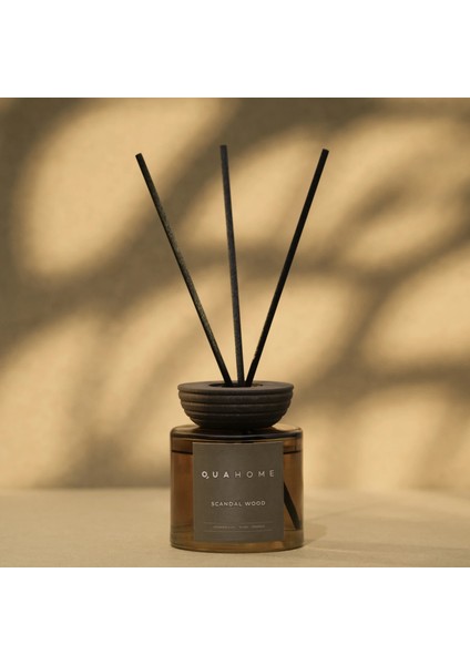 Scandal Wood Çubuklu Oda Kokusu Silindir Şişe Hardal 250 ml