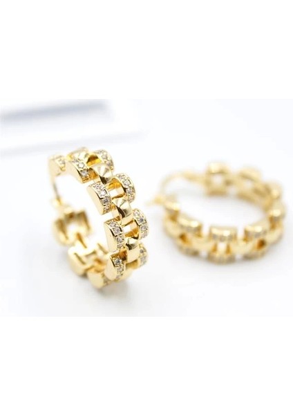 Rl Halka Küpe - Altın