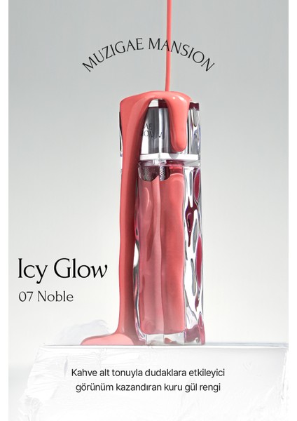 Uzun Süre Parlak Görünüm Sunan Lip Gloss MUZIGAE MANSION Icy Glow (07 Noble) fiyatları