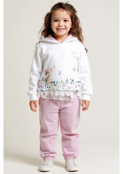 Kız Çocuk Eşofman Takım 6-36 Ay 7019 Pembe