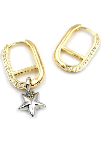 Halka Yıldız Küpe - Gümüş fiyatları