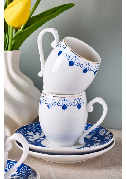 Mavişehir 6 Kişilik Porselen Kahve Fincanı Takımı fiyatları